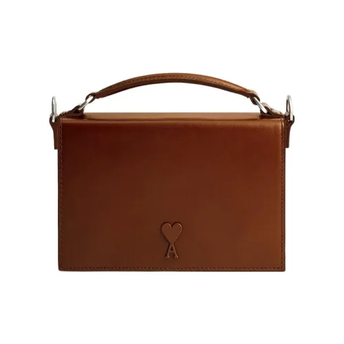 AMIPARIS Телячья кожа Lunch Box Сумка через плечо Сумка Мужская Коричневая