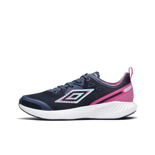 Umbro FLEX Cloud Wing Беговые кроссовки Низкий Топ Ночной Светящий Фиолетовый/Красный Astral Розовый Женские