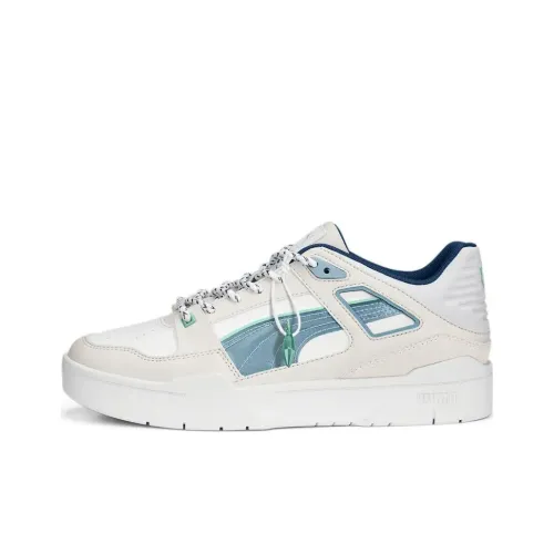 ZUIZHONGHUANXIANG X PUMA 'FF Slipstream' Низкие Кроссовки для скейтбординга Мужские Белые и Синие