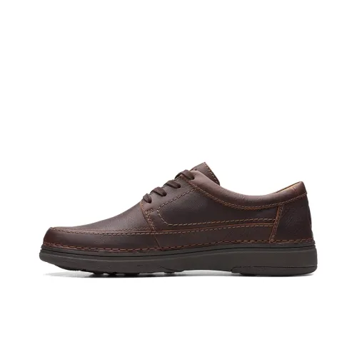 Clarks Мужские повседневные туфли Low Top Темно-коричневый 261686148 Мужской