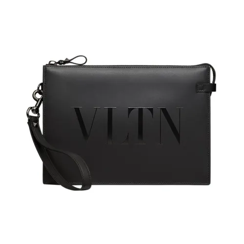 Valentino Телячья кожа Клатч Стандартный Мужской Черный