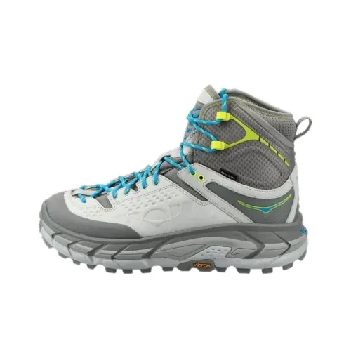 HOKA ONE ONE Tor Ultra Устойчивый к истиранию Дышащий Высокий Топ Обувь для улицы Унисекс Серый