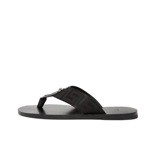 VERSACE Нет Особенный Эффект Шлепанцы Мужской Черный