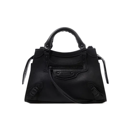 Balenciaga Neo Classic Коровья кожа Байкер Сумка Сумка Сумка через плечо Сумка через плечо Стандартная Женская Черная