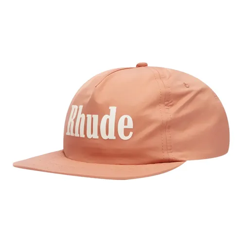 RHUDE Полиэстер Кепки Оранжевые Мужские