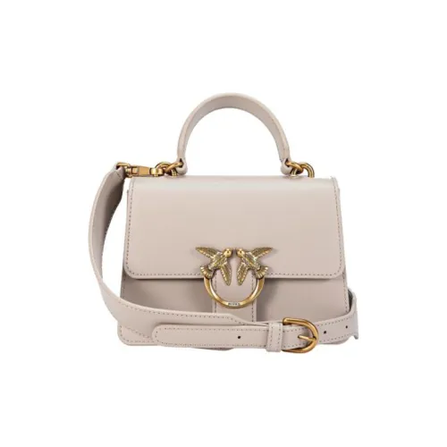 PINKO Сумка через плечо из коровьей кожи маленькая сумка для женщин слоновая серая