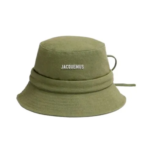 Jacquemus Cotton Bucket Hats Зеленый Женские