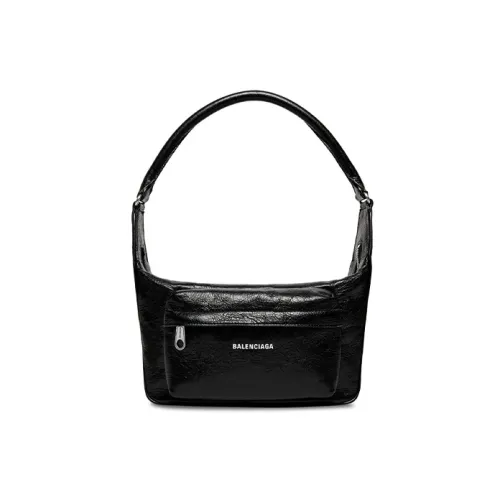 Balenciaga Arena Lambskin Bag Medium Women's Black