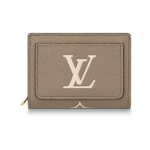 LOUIS VUITTON Кошелек из коровьей кожи цвет умбра женский