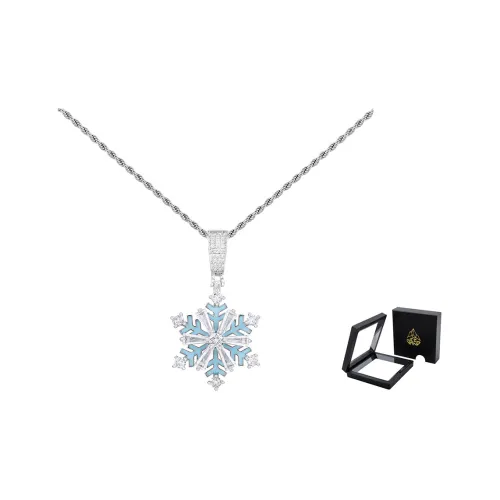 ICEGANG Циркон Ожерелья Унисекс