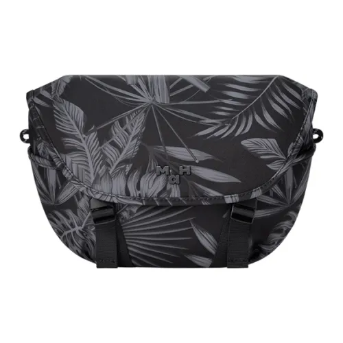 MAH Полиэстер Слинг-Сумка Поясная Сумка Маленькая Унисекс Черная