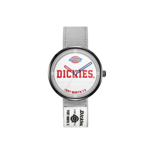 Dickies Наручные часы Кварцевый механизм Нейлоновый ремешок 40 мм Белый циферблат Мужские часы 200U60LYXCL 173V8 84