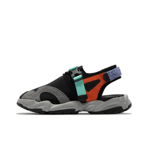 PUMA Ts 01 Tonal Ts 01 Ретро Амортизация MID Топ Кэжуал Унисекс Черный Серый Зеленый