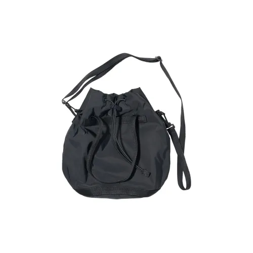 Uniqlo U Collection Полиамид Ведрообразная Сумка Сумка через плечо Стандартная Унисекс Темно-Серый