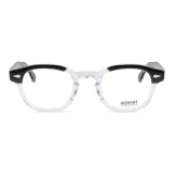 Черная резинка с прозрачной рамкой/черный кристалл