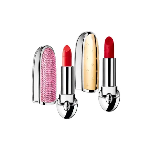 GUERLAIN Ромб Crown Queen Classic Edition Драгоценный камень Lipstick And LIP GLOSS Duo Набор Silk Cream Sensation Matte