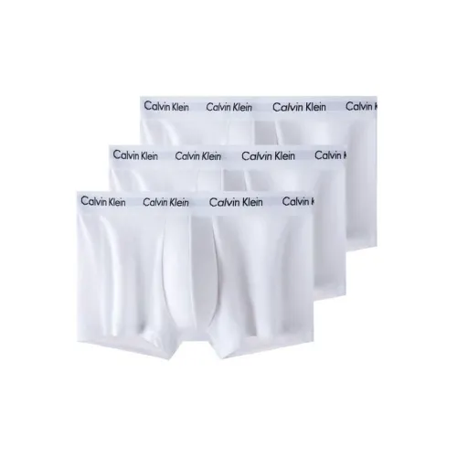 CALVIN KLEIN Боксер-шорты Мужской 1 комплект из 3 штук Белый