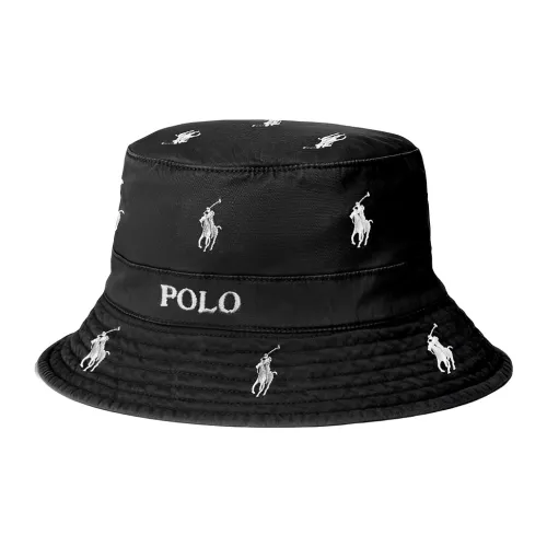 Polo Ralph Lauren Шляпы ведра, черного цвета, унисекс