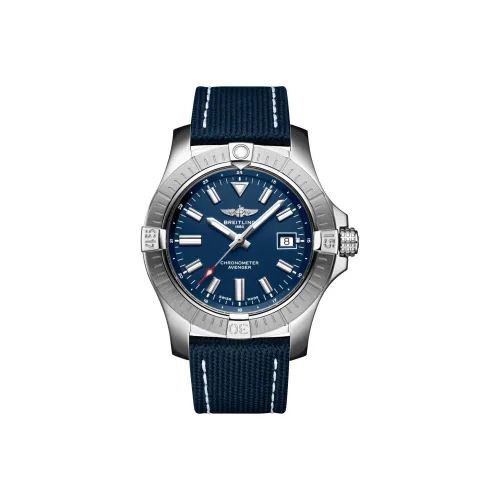 BREITLING Автоматический Механический Часы Мужские Avenger 43 мм Синий