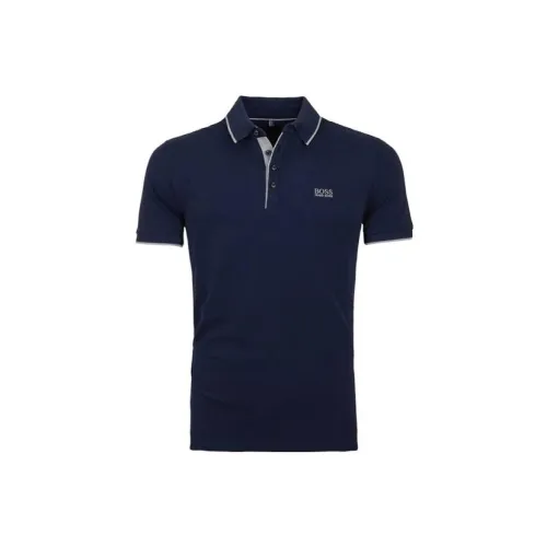 Hugo Boss Темно-синие Мужские Поло