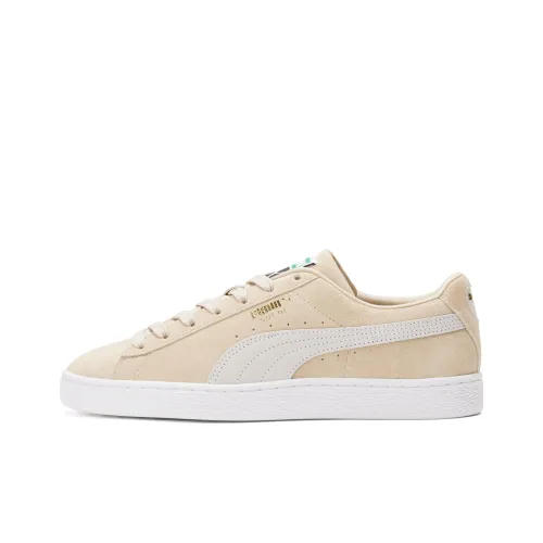 PUMA Suede Series Classic XXI Low Топ Скейтборд Кроссовки Унисекс Белый Коричневый