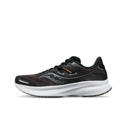Saucony Guide 16 Guide 16 Противоскользящие Устойчивые к истиранию Дышащие Низкие Беговые кроссовки Женские Черные