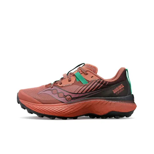 Saucony ENDORPHIN EDGE Кофе Rush Амортизация Противоскользящий Устойчивый к истиранию Низкий Топ