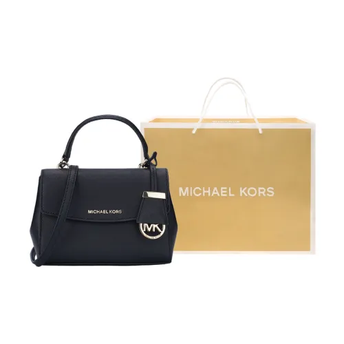 MICHAEL KORS MK Ava Сумка через плечо из коровьей кожи Сумка для женщин Чисто черный