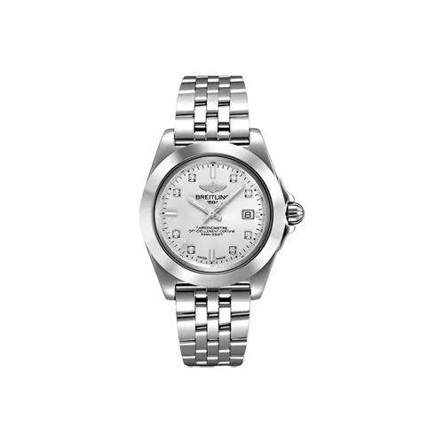 Breitling Кварцевый Movement Женские Часы 32 мм Серебряные