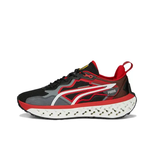 PUMA Scuderia Ferrari Xetic SC ulpt Low Топ Спортивная повседневная обувь Унисекс Черный Красный