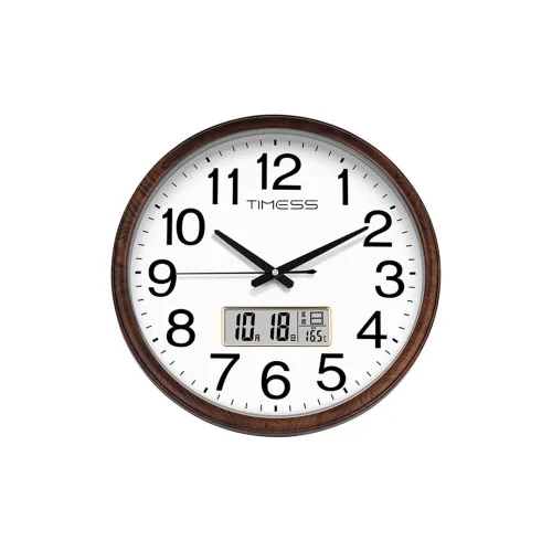 TIMESS Кварцевый механизм пластиковый корпус стенные часы унисекс белый