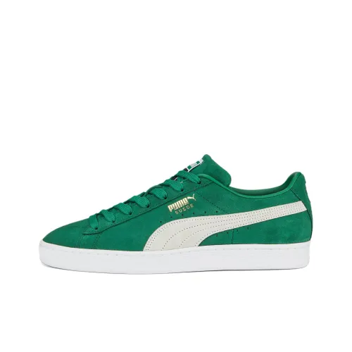 PUMA Suede Series Classic XXI Low Скейтборд Кроссовки Унисекс Белый Зеленый