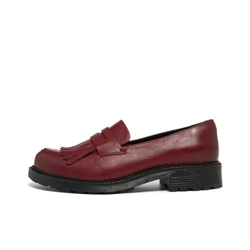 Clarks Joyful Musical Platform Shoes Women's Chestnut Brown