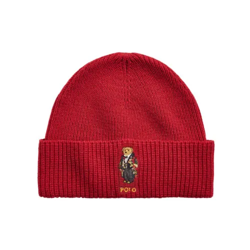 Polo Ralph Lauren Хлопок Шапка-бини Красная Унисекс