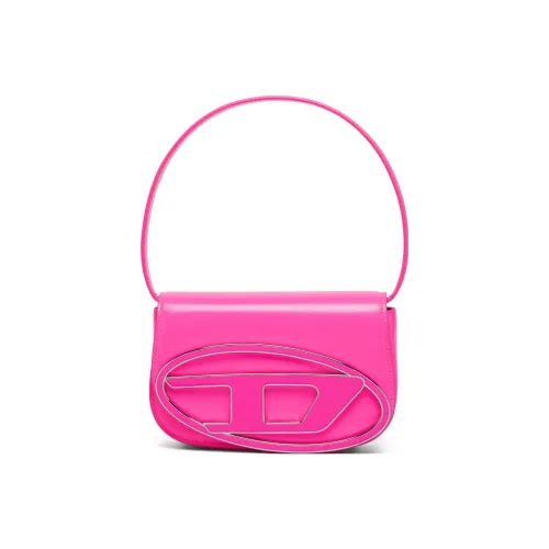 DIESEL Коровья кожа 1DR Сумка Сумка Сумка через плечо Женская Неоново-розовая