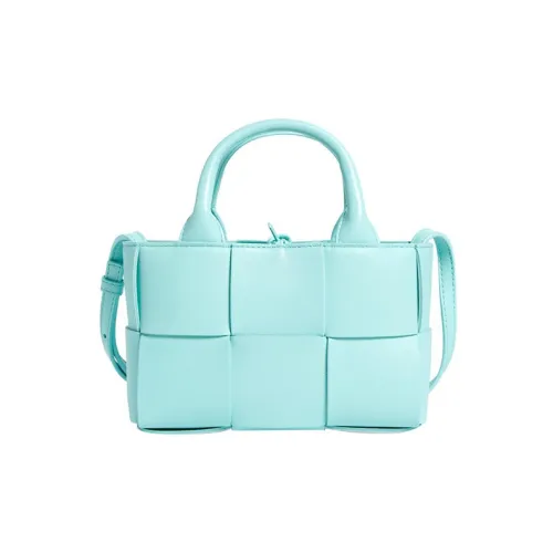 Bottega Veneta Lambskin Tote Bag Shopping Bag Crossbody Bag Mini Women's Light Green