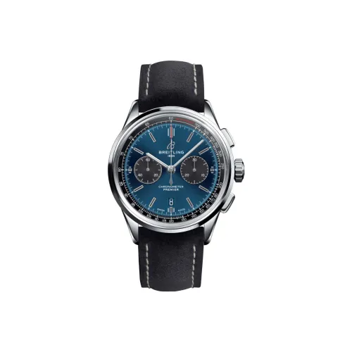 Breitling Jade Elegant Collection Автоматический Механический Механизм Мужские Часы Часы Синий Циферблат