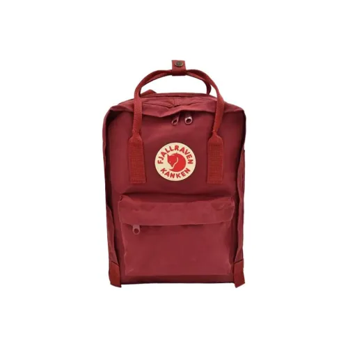 Fjallraven Холст Велосипедная Сумка Сумка для Ноутбука Сумка для Мамы Рюкзак Стандартный Унисекс Бычий Красный