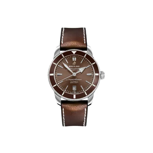 Breitling Автоматический Механический Часы Мужские Super Ocean Culture Collection 42 мм Кофейного Цвета