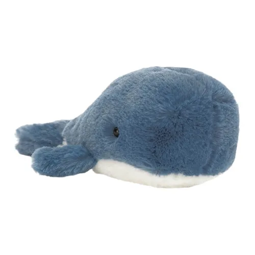 JELLYCAT Ocean Series Waverly Blue Whale Куклы Плюшевая кукла 6 см Высокая