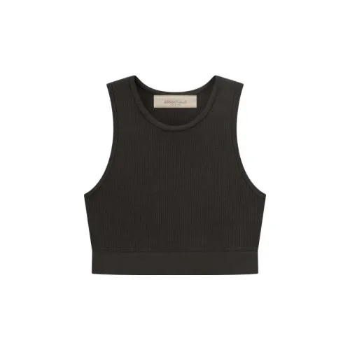 Fear of God Essentials SS23 Светло-черные Женские Майки