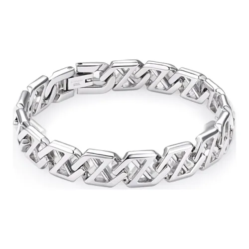 XY SELECTED Титановая сталь Браслеты Серебряный Унисекс