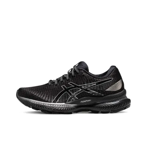 Asics Гель SAIUN Low Топ Беговые кроссовки Женские Черный