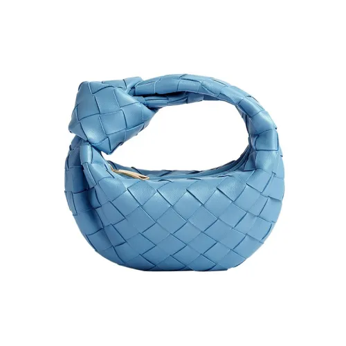 Bottega Veneta Jodie Овечья кожа Сумка Женская Синяя