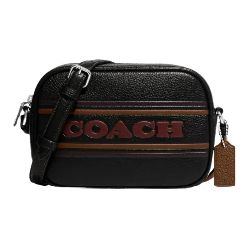 COACH Jamie GRAIN LEATHER Camera Сумка Сумка через плечо Мини Женская Черная