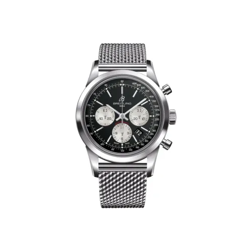 Breitling Автоматический Механический Часы Мужские Циферблат Черный