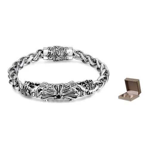 KENMO Браслеты из титанового стального сплава для мужчин