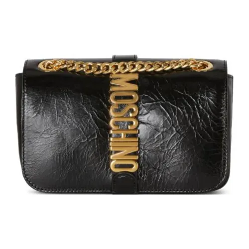 MOSCHINO Сумка через плечо из кожи сумка на плечо женская черная