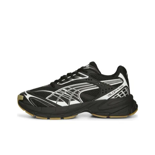 PUMA Velophasis Техническая Аbrasion-Resistant Дышащая Низкая Обувь Casual Унисекс Черная