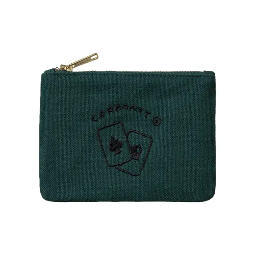 Carhartt WIP Хлопок Canvas Coin Wallet Canvas Bag Clutch Wallet Unisex Dark Green